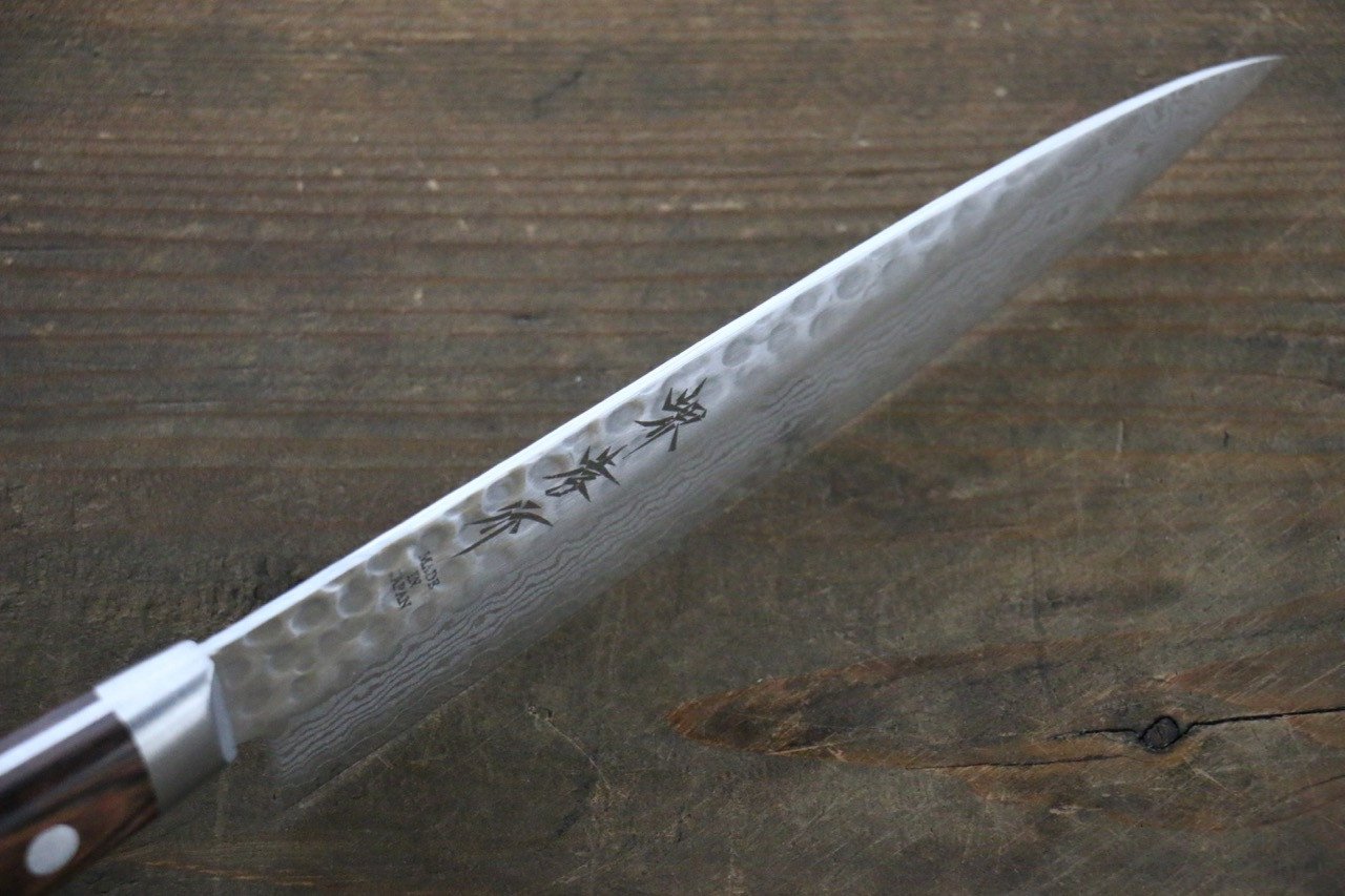 堺 孝行 V金10号 17層ダマスカス ペティーナイフ  135mm - 清助刃物