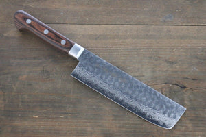 堺 孝行 V金10号 17層ダマスカス 菜切包丁  160mm - 清助刃物