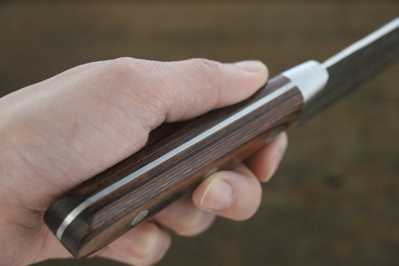 堺 孝行 V金10号 17層ダマスカス 牛刀包丁  180mm - 清助刃物