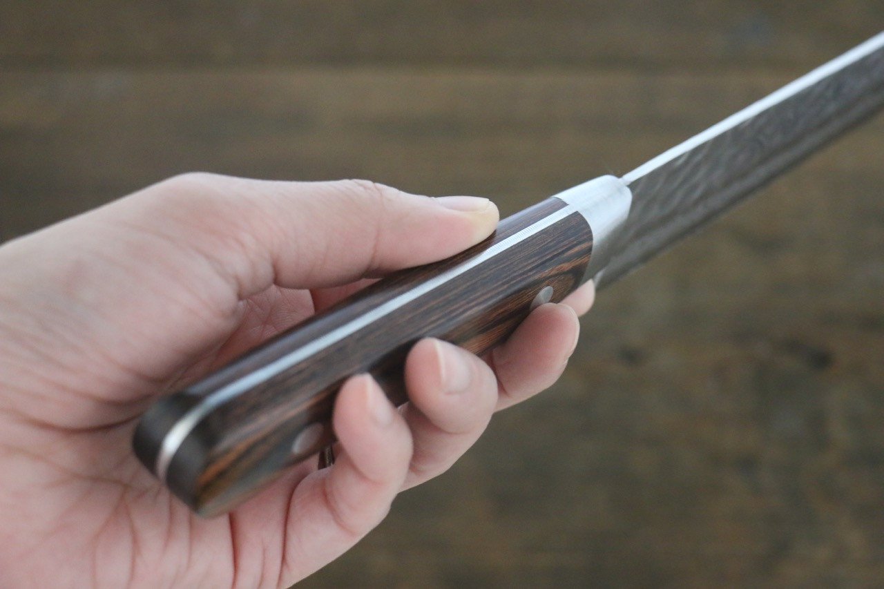 堺 孝行 V金10号 17層ダマスカス 筋引包丁  240mm - 清助刃物