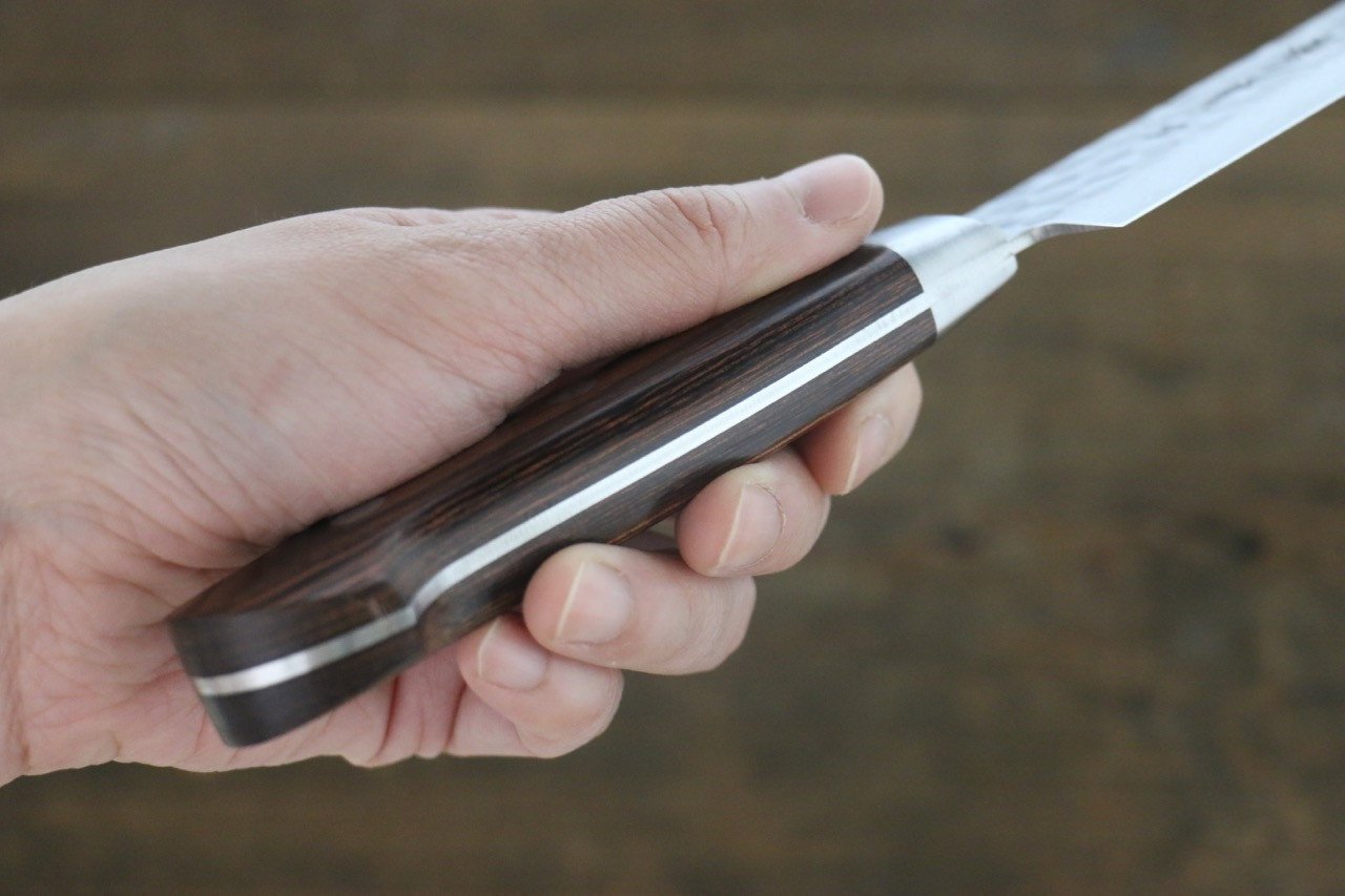 堺 孝行 V金10号 17層ダマスカス 筋引包丁  240mm - 清助刃物