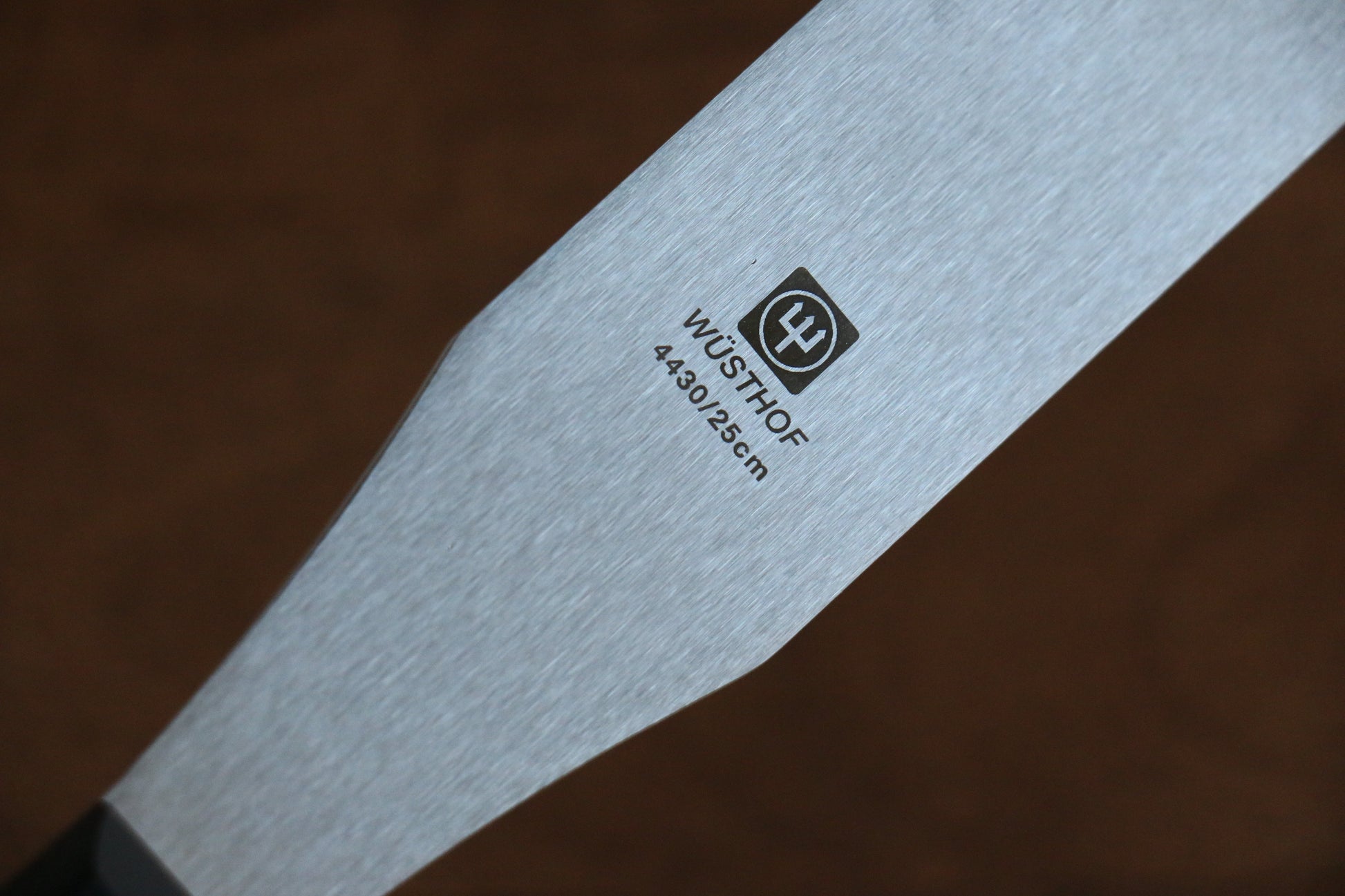 ヴォストフ ステンレス鋼 パレットナイフ  250mm 黒プラスチック柄 - 清助刃物