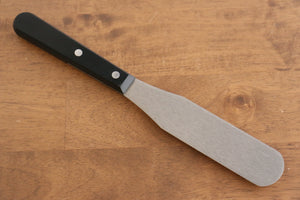 ヴォストフ ステンレス鋼 パレットナイフ  150mm 黒プラスチック柄 - 清助刃物