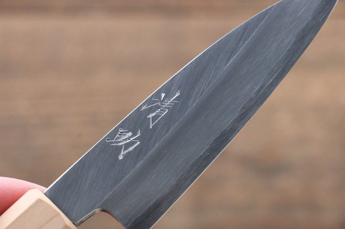 清助 銀三鋼 パーリングナイフ  85mm 桜柄 - 清助刃物
