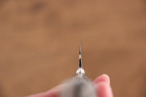 黒崎 優 閃光 R2/SG2 鎚目 ペティーナイフ 和包丁 150mm 白アクリル柄 - 清助刃物