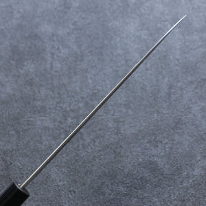 加藤 義実 白鋼 黒 牛刀包丁 和包丁 210mm 朴柄 - 清助刃物
