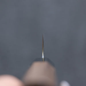 加藤 義実 V金10号 ダマスカス ペティーナイフ 和包丁 120mm ウォルナット柄 - 清助刃物