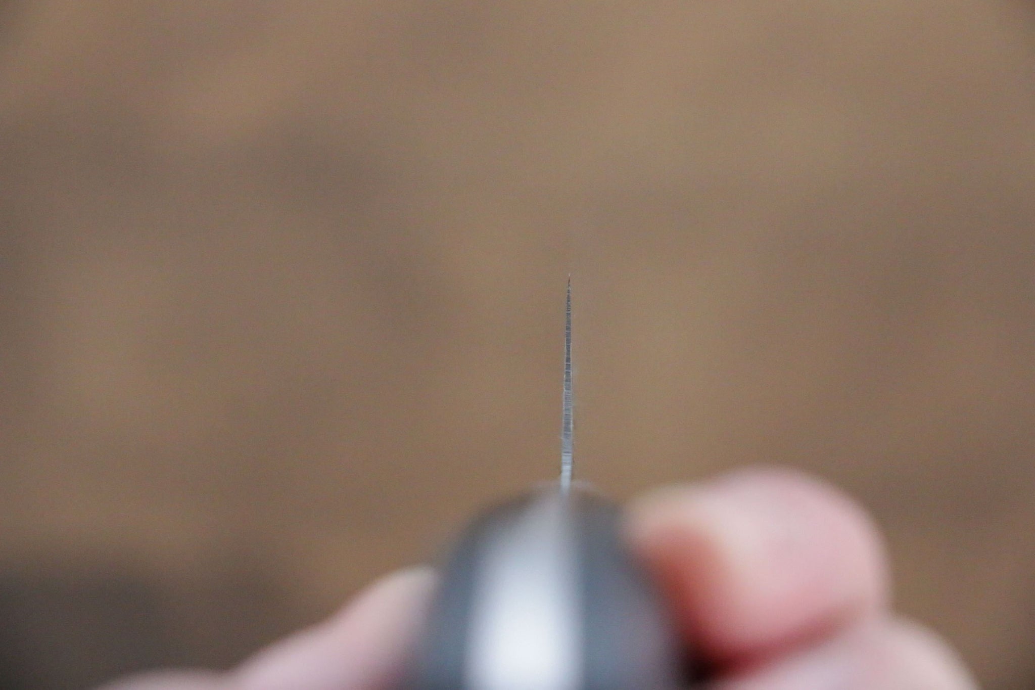 堺 孝行 コアレス ダマスカス 剣型柳刃包丁  260mm 黒マイカルタ柄 - 清助刃物