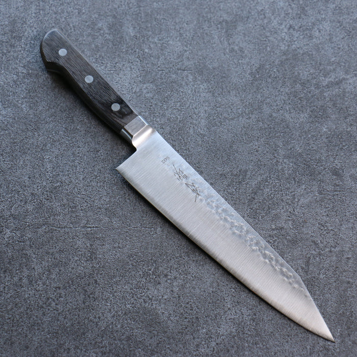 清助 R2/SG2 鎚目 牛刀包丁 和包丁 210mm グレー合板柄