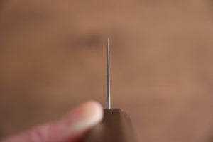 清助 波 AUS10 鏡面仕上げ ダマスカス 切付牛刀包丁 和包丁 210mm 樫柄 - 清助刃物