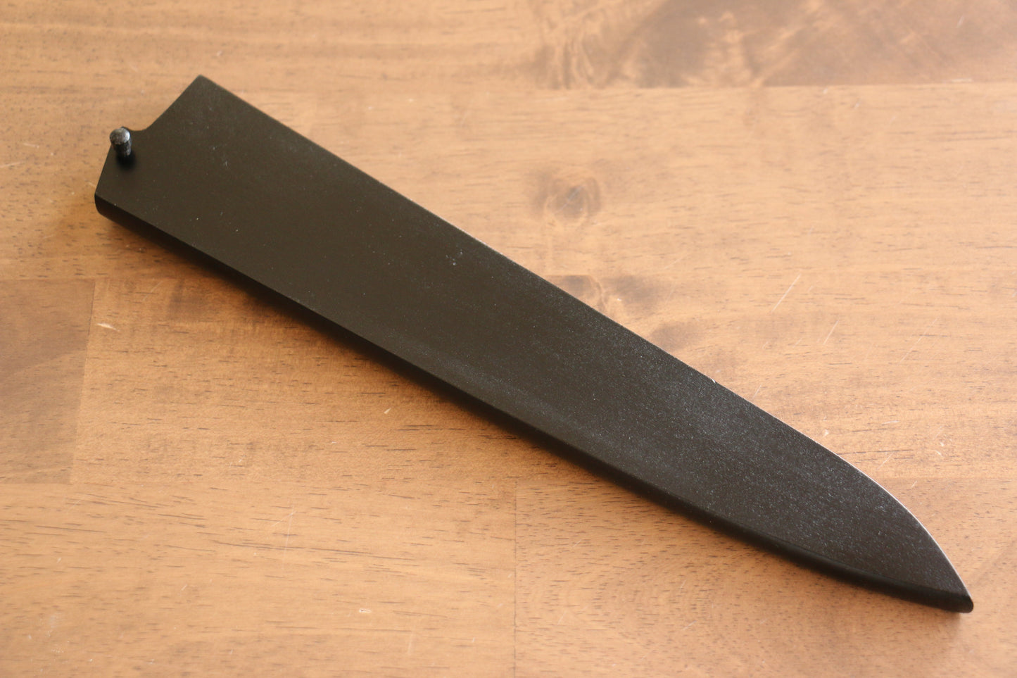 黒塗り鞘 筋引包丁用  黒合板ピン付き - 清助刃物