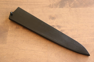 黒塗り鞘 筋引包丁用  黒合板ピン付き - 清助刃物