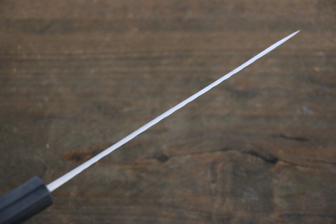加藤 義実 銀三鋼 鎚目 ペティナイフ 150mm  タガヤサン柄 - 清助刃物