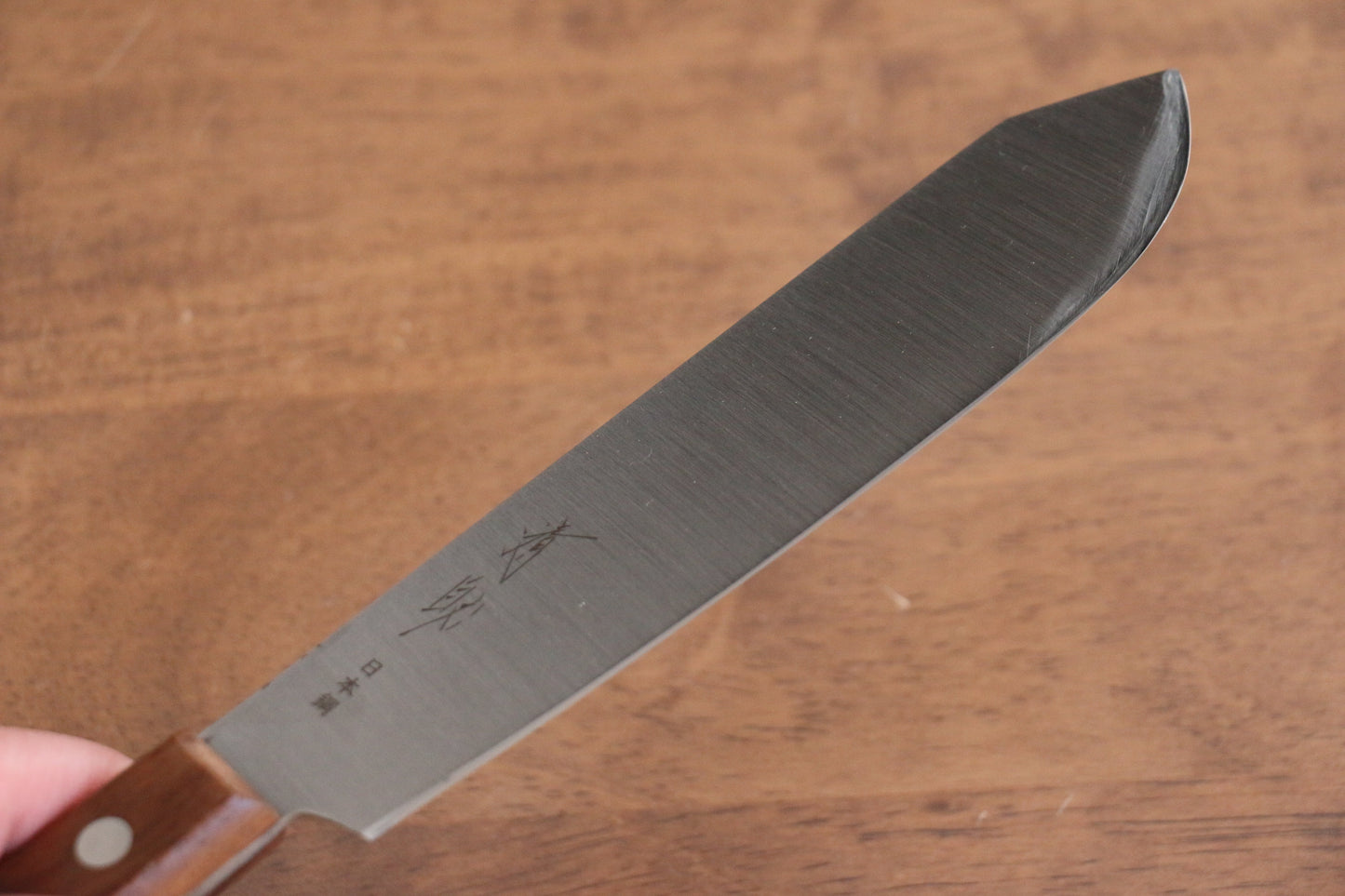 清助 山賊 日本鋼 ブッチャーナイフ  150mm 紫檀柄 - 清助刃物