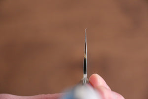 黒崎 優 閃光 鋭 R2/SG2 鎚目 三徳包丁  165mm 青白アクリル柄 - 清助刃物
