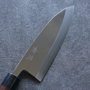 清助 青紙 霞研 出刃包丁 和包丁 180mm 紫檀柄 - 清助刃物