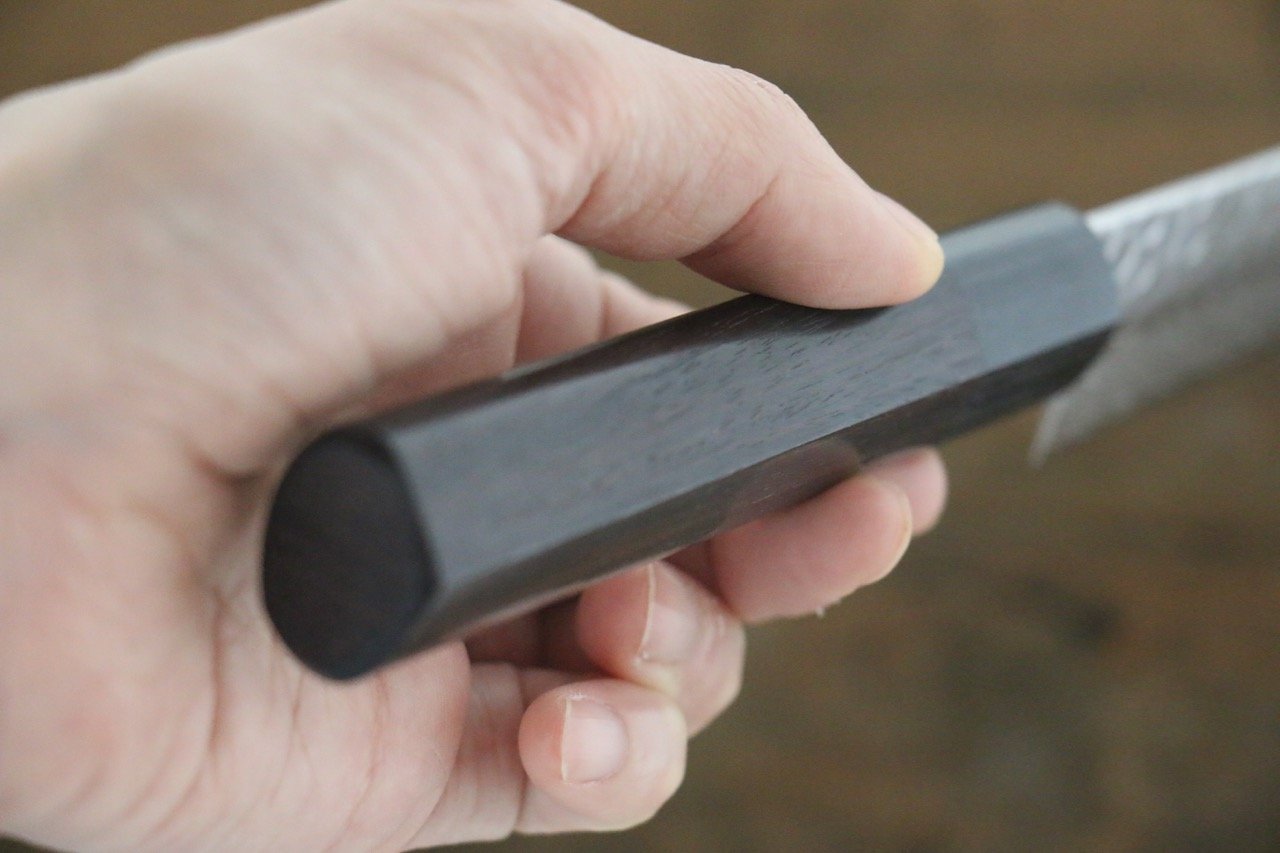 堺 孝行 AUS10 45層ダマスカス ペティーナイフ  150mm 紫檀柄 - 清助刃物