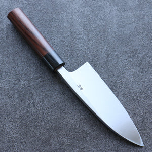 清助 青紙 霞研 出刃包丁 和包丁 150mm 紫檀柄 - 清助刃物