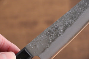 清助 葡萄 銀三鋼 梨地 ペティーナイフ  135mm 紫合板柄 - 清助刃物