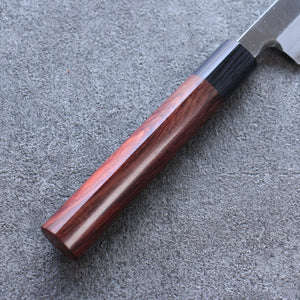 清助 白鋼 霞研 柳刃包丁 和包丁 240mm 紫檀柄 - 清助刃物