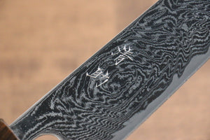 清助 波 AUS10 鏡面仕上げ ダマスカス 文化包丁 和包丁 180mm 樫柄 - 清助刃物