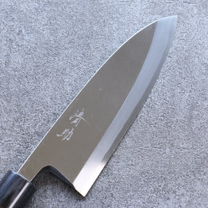 清助 白鋼 霞研 出刃包丁 和包丁 180mm 紫檀柄 - 清助刃物