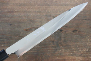 黒崎 優 青ニ鋼 鏡面仕上げ 柳刃包丁  220mm 紫檀柄 - 清助刃物