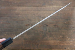 黒崎 優 青ニ鋼 鏡面仕上げ 柳刃包丁  220mm 紫檀柄 - 清助刃物