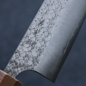 加藤 義実 水面 R2/SG2 鎚目 切付牛刀包丁 和包丁 210mm パドック柄 - 清助刃物