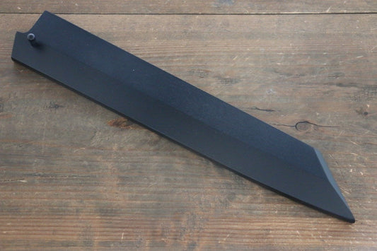 黒塗り鞘 切付柳刃包丁用  黒合板ピン付き 270mm - 清助刃物