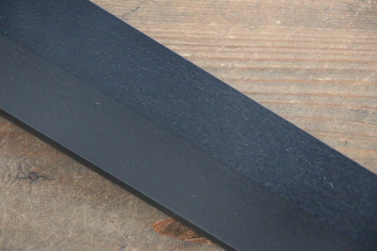 黒石目鞘 切付柳刃包丁用 黒石目 黒合板ピン付き 270mm - 清助刃物