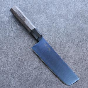 清助 SK-85鋼 イオンプレーティング 菜切包丁 和包丁 160mm グレー合板柄 - 清助刃物