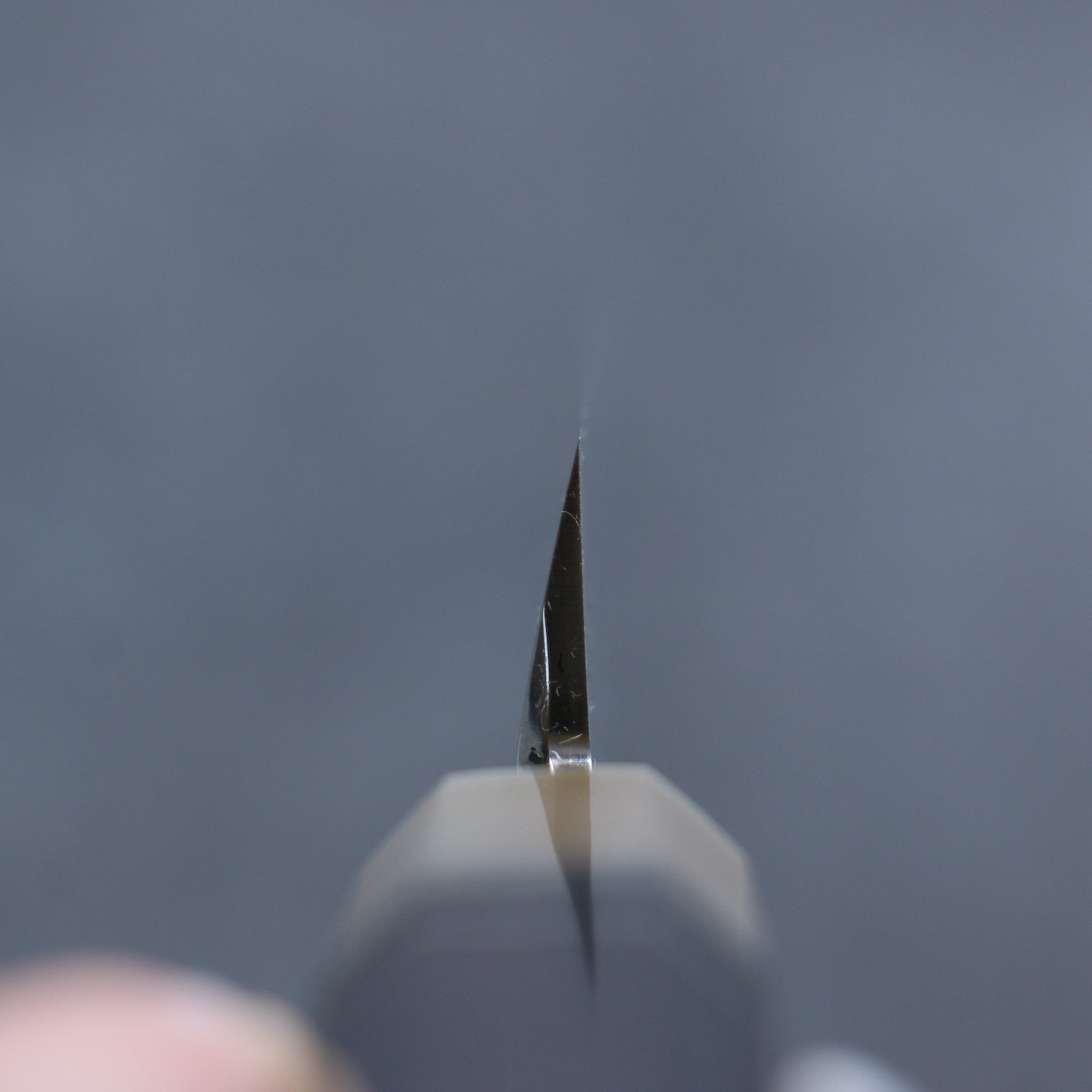 堺 孝行 斬月 銀三鋼 鏡面仕上げ 先丸柳刃包丁  330mm 黒檀柄 鞘付き - 清助刃物