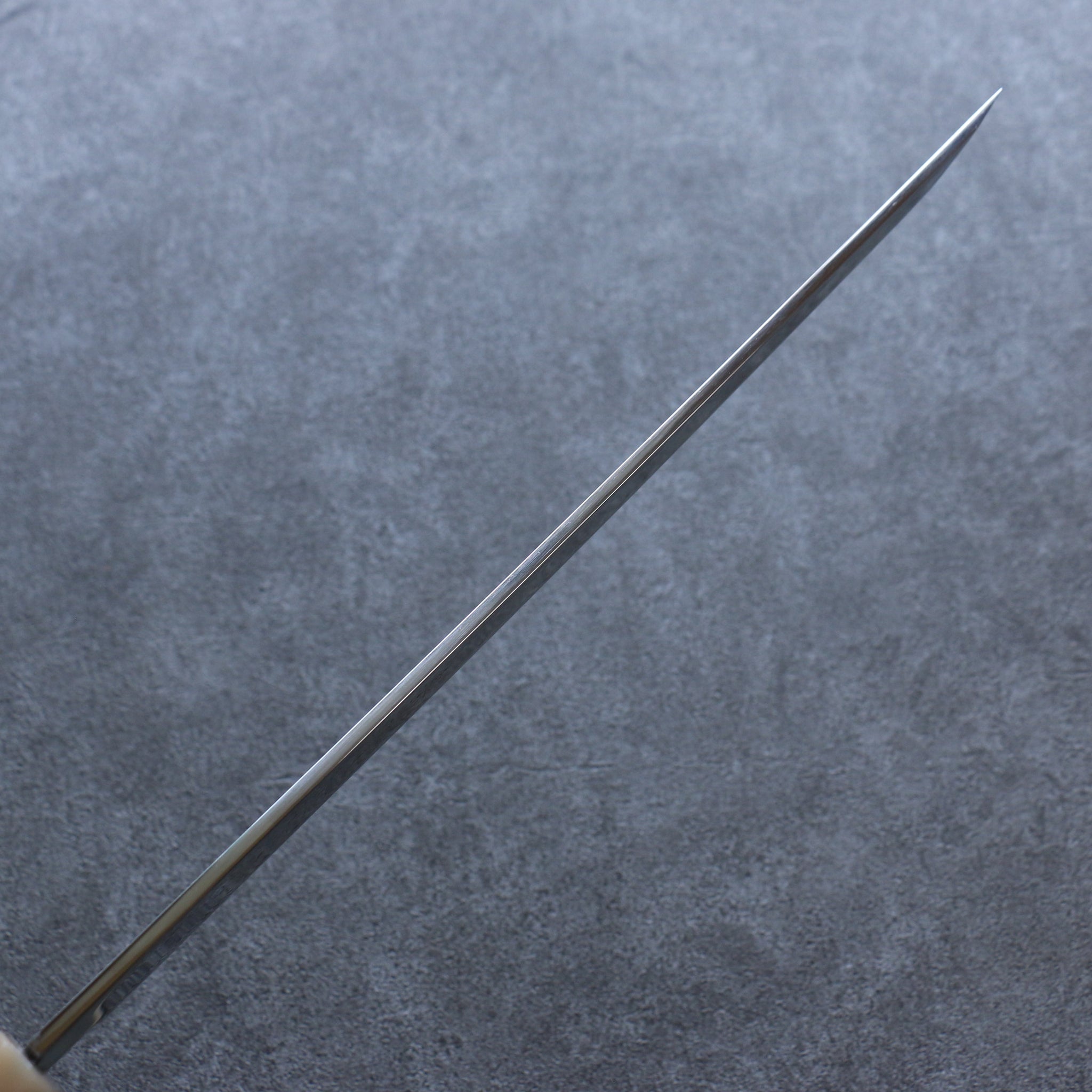 堺 孝行 斬月 銀三鋼 鏡面仕上げ 先丸柳刃包丁  330mm 黒檀柄 鞘付き - 清助刃物