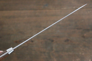 佐治 武士 青スーパー鋼 ダマスカス 牛刀包丁 和包丁 210mm アイアンウッド柄 - 清助刃物