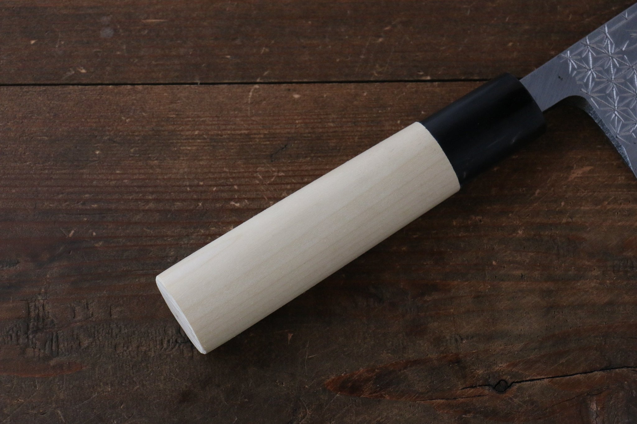 堺 孝行 霞研 白鋼 彫刻入り 出刃包丁  刃のみ - 清助刃物