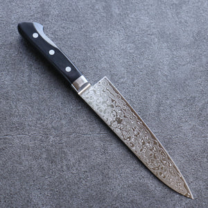 清助 AUS10 45層ダマスカス 牛刀包丁 和包丁 180mm 黒合板柄 - 清助刃物