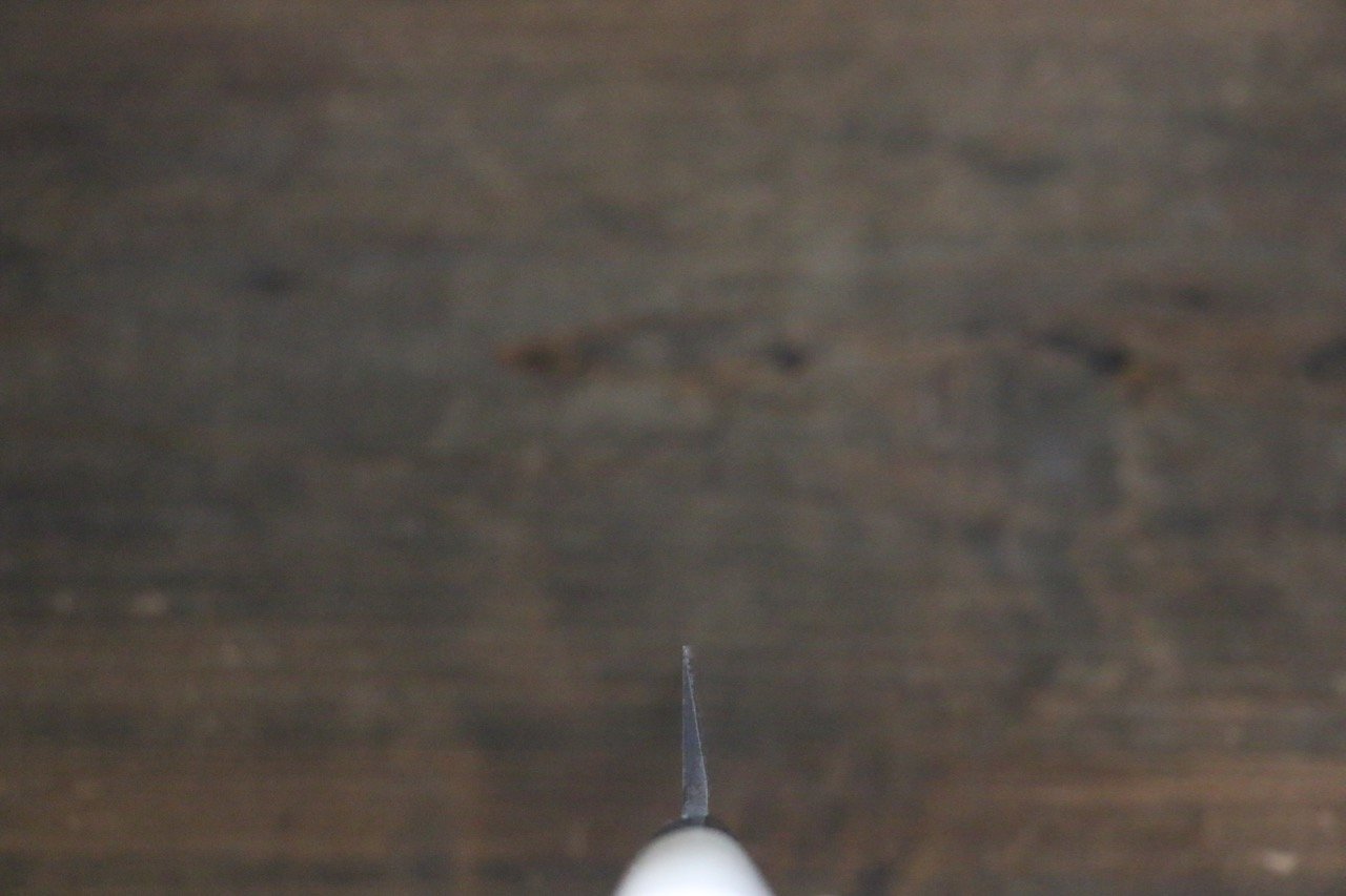 堺 孝行 【左利き用】 霞研 白鋼 ムキ物包丁  180mm - 清助刃物