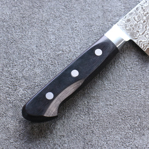 清助 AUS10 45層ダマスカス 牛刀包丁 和包丁 210mm 黒合板柄 - 清助刃物