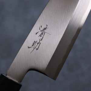 清助 白鋼 霞研 舟行包丁 和包丁 180mm 紫檀柄 - 清助刃物
