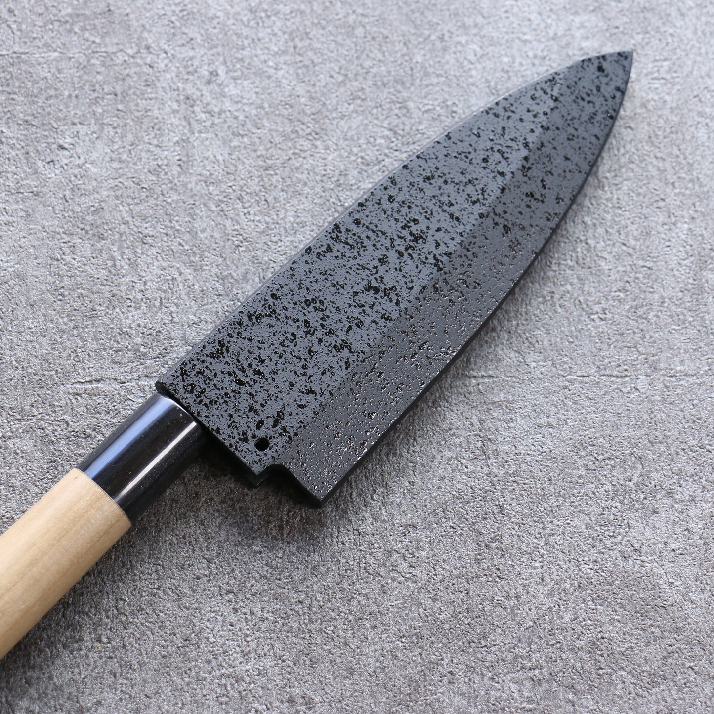 黒石目 朴 鞘 150mm 出刃包丁用 合板ピン付き 金子 - 清助刃物