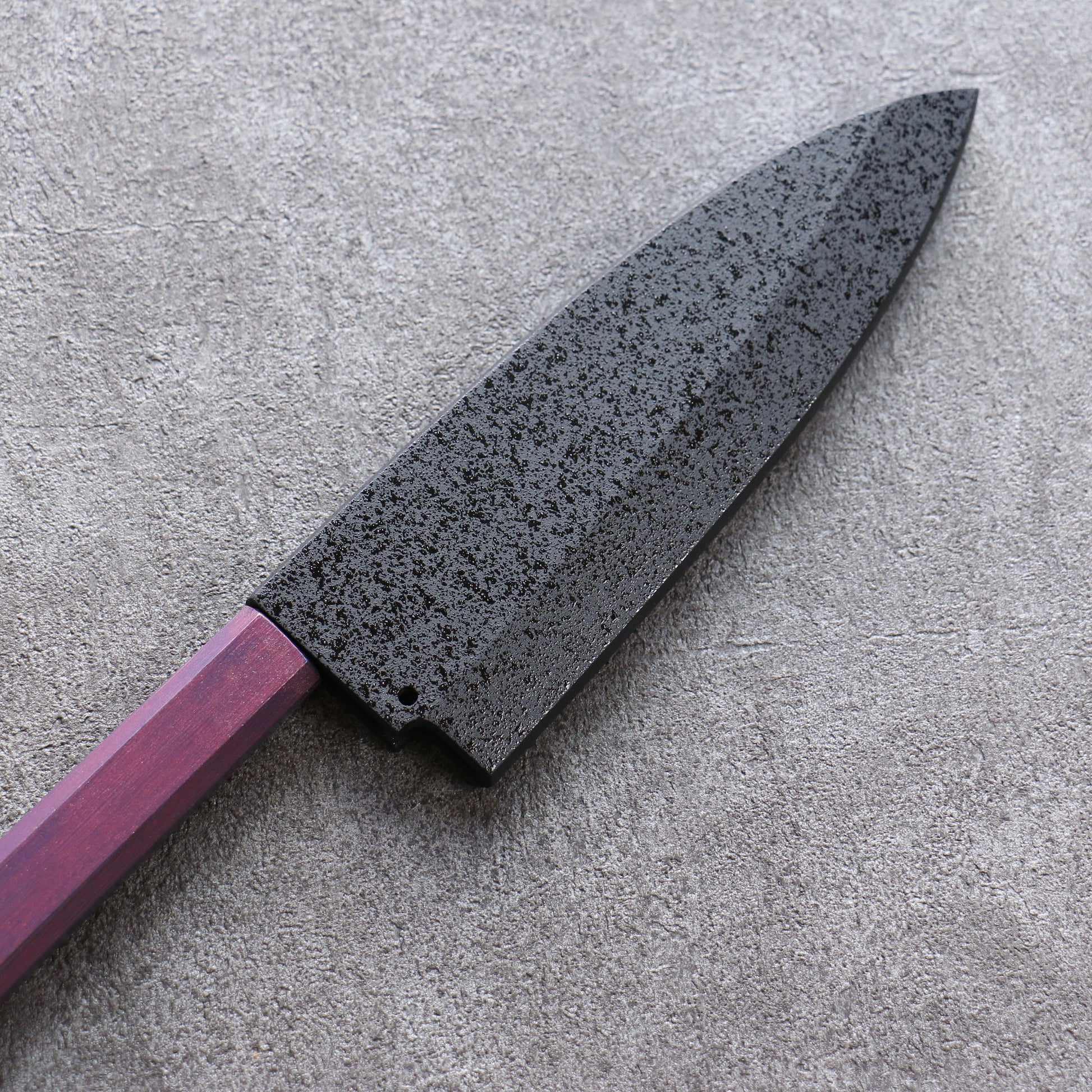 黒石目 朴 鞘 165mm 出刃包丁用 合板ピン付き 金子 - 清助刃物