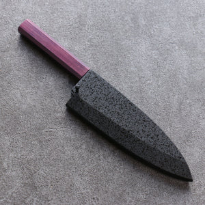 黒石目 朴 鞘 165mm 出刃包丁用 合板ピン付き 金子 - 清助刃物