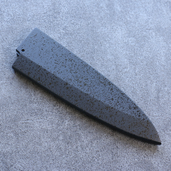 黒石目 朴 鞘 195mm 出刃包丁用 合板ピン付き 金子