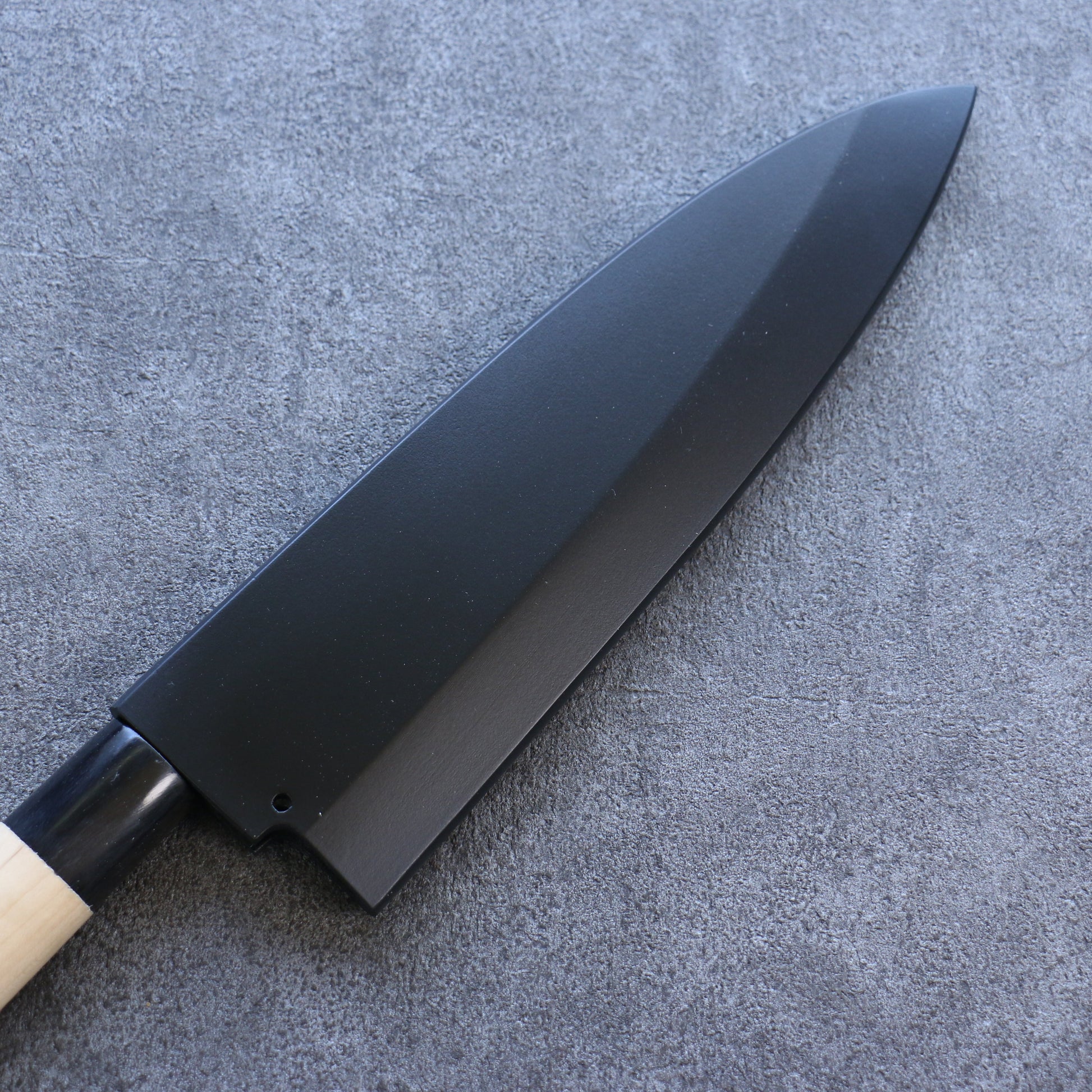 黒 朴 鞘 225mm 出刃包丁用 合板ピン付き - 清助刃物