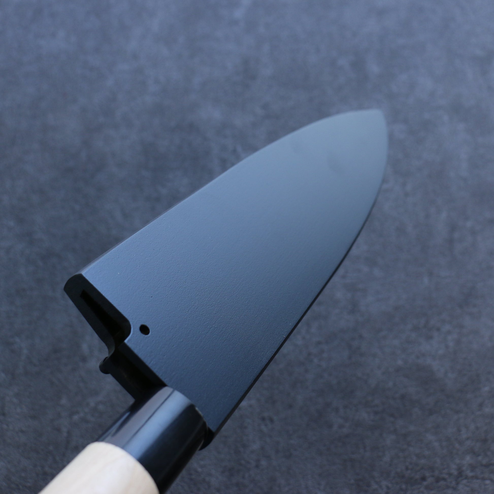 黒 朴 鞘 225mm 出刃包丁用 合板ピン付き - 清助刃物
