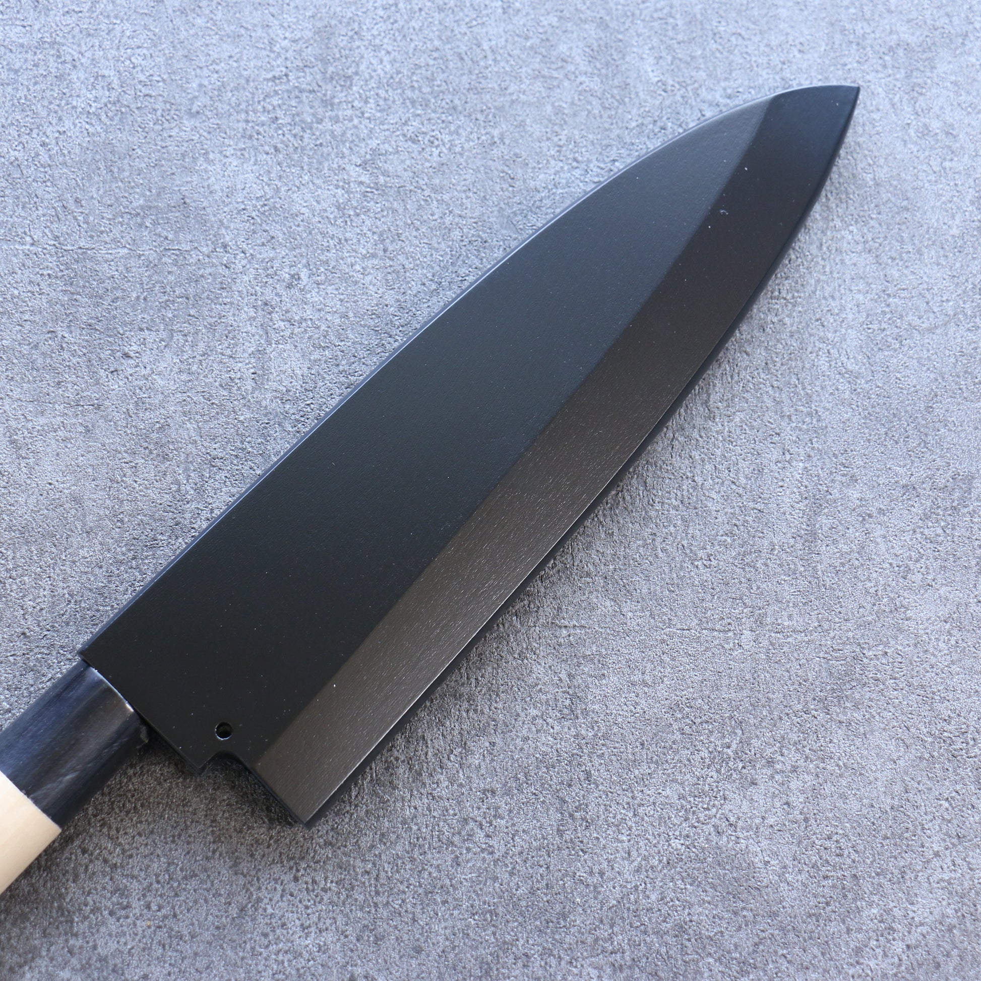 黒 朴 鞘 240mm 出刃包丁用 合板ピン付き 金子 - 清助刃物