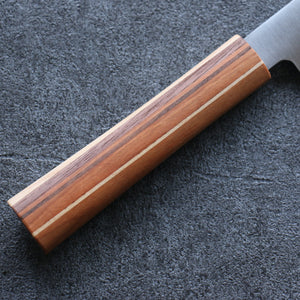 田中 誠貴 瞬（まじろ） 銀三鋼 パン切り包丁 和包丁 270mm 楓桜ウォルナット柄 - 清助刃物