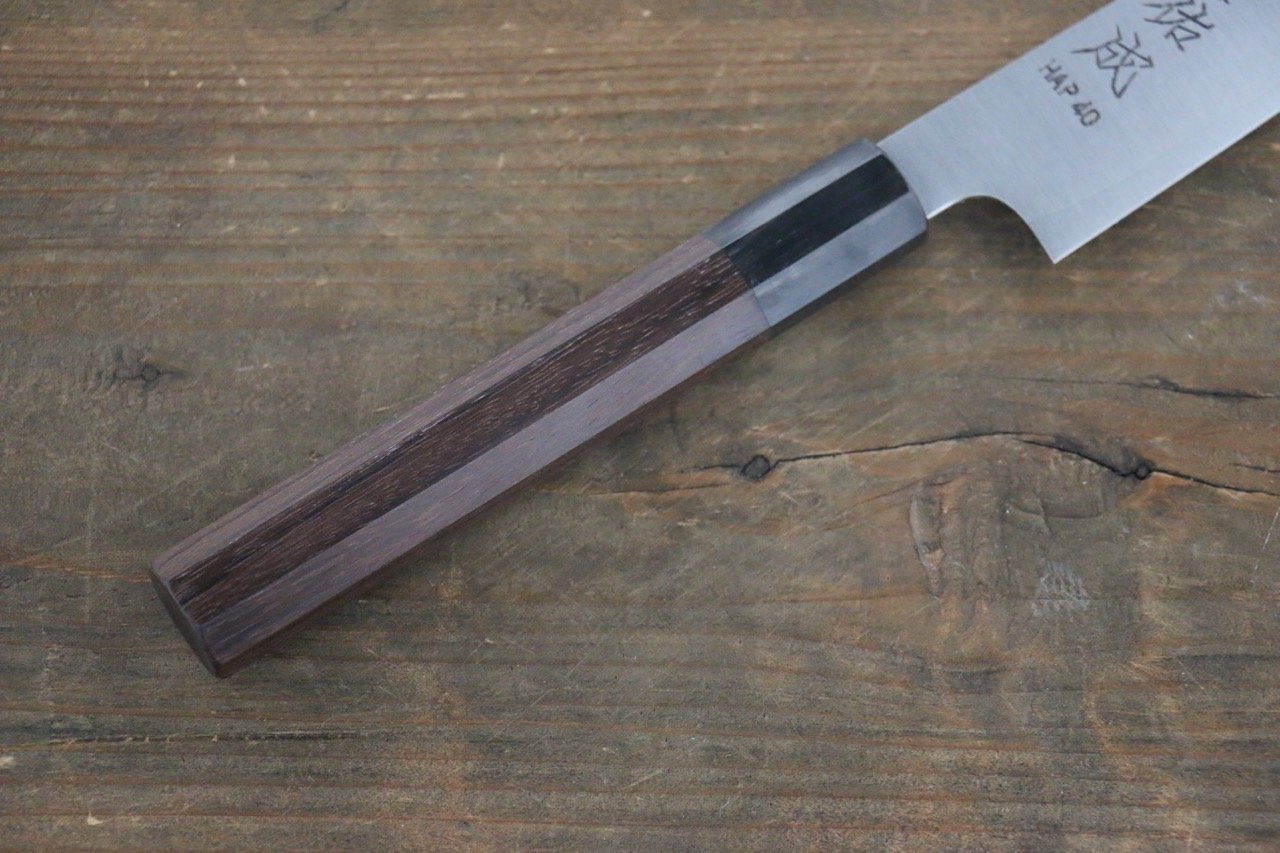 佑成 HAP40 3層 ペティーナイフ  165mm 紫檀柄 - 清助刃物