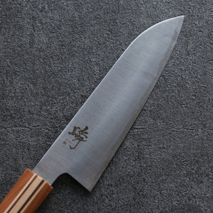 田中 誠貴 瞬（まじろ） 銀三鋼 三徳包丁 和包丁 165mm 楓桜ウォルナット柄 - 清助刃物